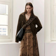 Punk Women Shoulder Bags Luxury Designer Vintage Moto Style Bag Female